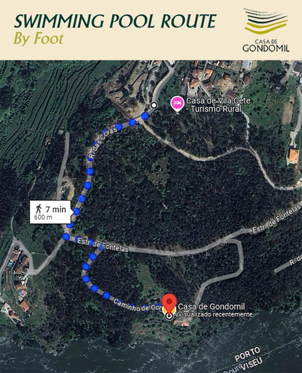 Casa De Vila Cete Alpendurada Eksteriør billede