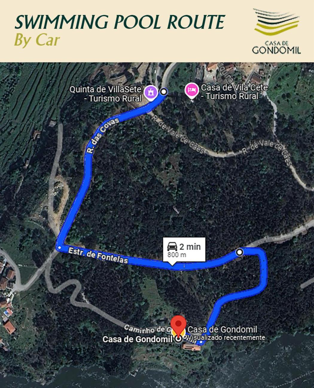 Casa De Vila Cete Alpendurada Eksteriør billede